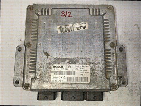 ECU Original Files BOSCH EDC15C2 10 1 0281010880 PEUGEOT 607 2 2