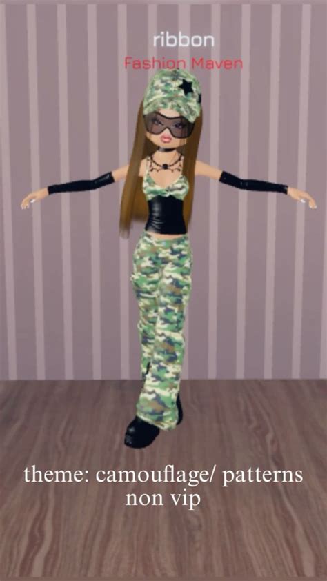 Theme Camouflage Patterns Dress To Impress Camouflage Dress