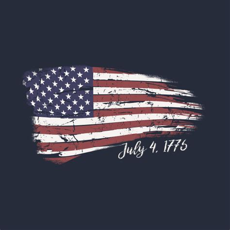 Independence Day 4th of July American Flag 1776 - Usa Flag - T-Shirt ...