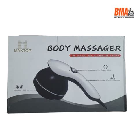 Maxtop Multifunctional 4 Head One Button Body Massager Bma Bazar