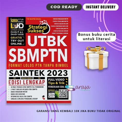 Jual Buku Tes Utbk Sbmptn Strategi Sukses Utbk Sbmptn Saintek