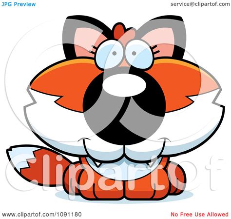 Clipart Cute Fox Royalty Free Vector Illustration By Cory Thoman 1091180