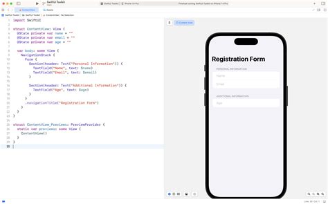 Swiftui Cookbook Chapter 1 Create A Form With Sections In Swiftui