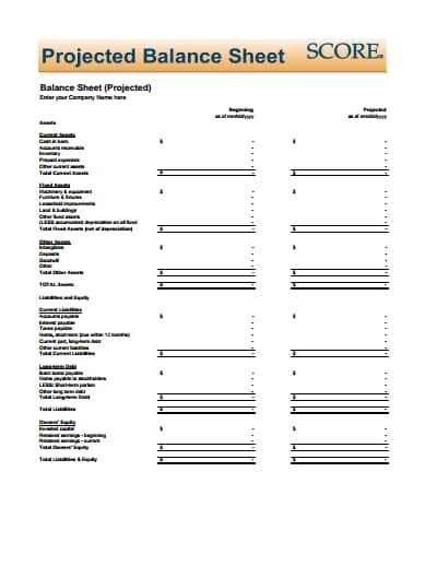 Balance Sheet Template: Free Download, Edit, Fill, Print