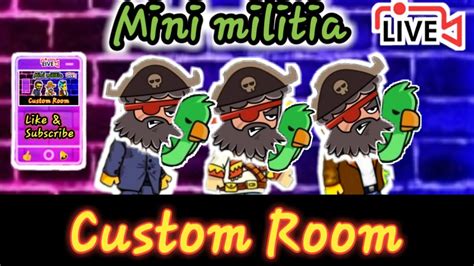 Mini Militia New Battle Pass Custom Rooms YouTube