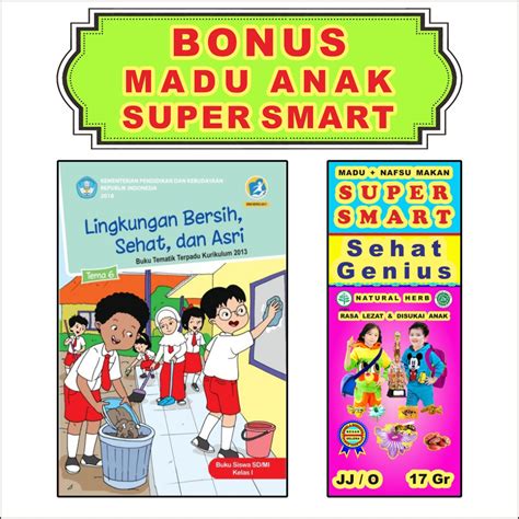 Jual Buku Paket Tematik Sd Kelas 1 Tema 6 K 13 Rev Madu Juara