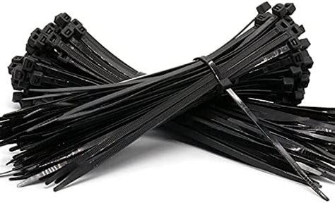 Cable Zip Ties Heavy Duty 8 Inch 100 Pack Ultra Strong Plastic Wire Ties With 40lb Tensile