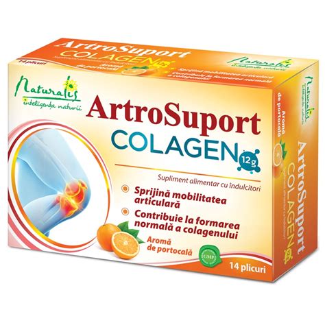 Naturalis ArtroSuport Colagen Cu Aroma De Portocala X 14 Plicuri