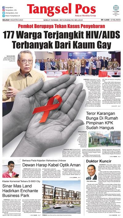 Epaper Edisi Selasa Agustus Tangselpos Id