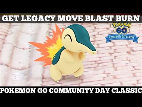 Blast Burn Typhlosion Community Day Classic Pokemon Go Pokemongo