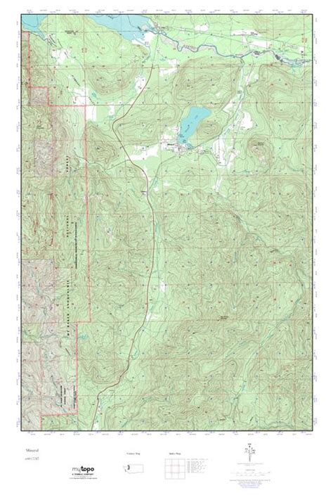 Mytopo Mineral Washington Usgs Quad Topo Map