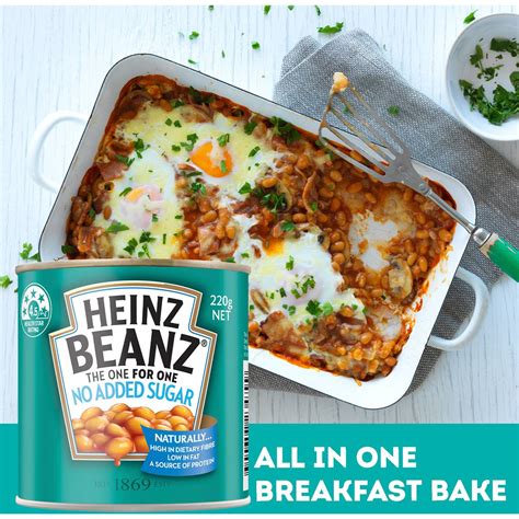 Heinz Beanz Baked Beans No Added Sugar 220g Woolworths