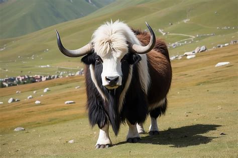 Beautiful Tibetan Yak Premium Ai Generated Image