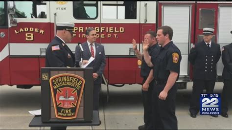 2 New Springfield Firefighters Sworn In 3 Others Promoted Youtube