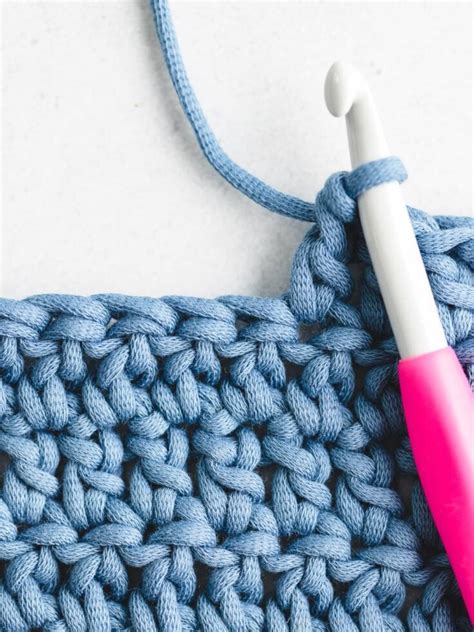 How To Double Crochet Stitch Dc For Beginners Sarah Maker