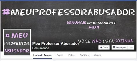 Rede Social Expõe Assédio Sexual Praticado Por Professores