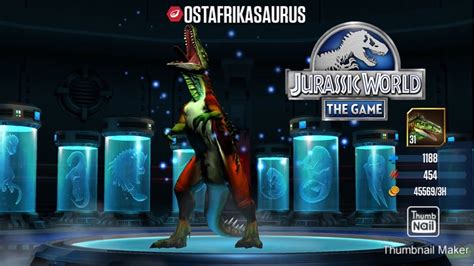 MAXED OSTAFRIKASAURUS Jurassic World The Game Ep 15 YouTube