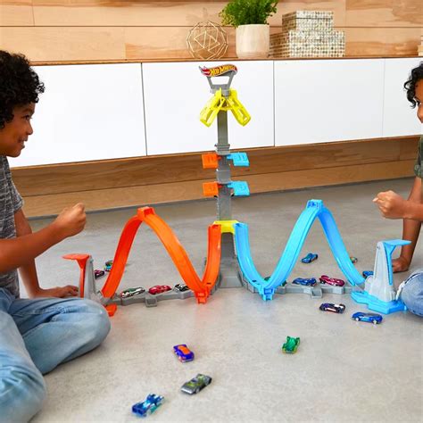 Hot Wheels Action Pista De Percurso E Ve Culo Loop Launch Desafio Da Altura Bebrands Oficial