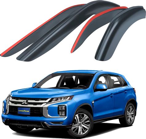 Amazon Goodyear Shatterproof Side Window Deflectors For Mitsubishi