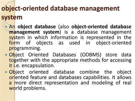 Object Oriented Database Model