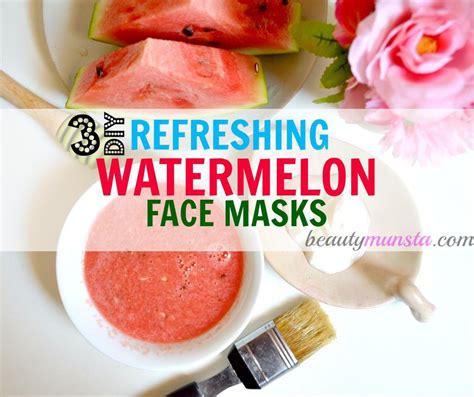 Diy 3 Watermelon Face Mask Recipes For Your Skin Beautymunsta Free