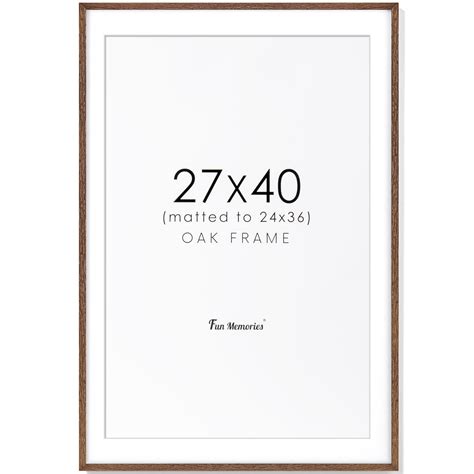 27x40 Poster Frame 27x40 Oak Wood Frame 27x40 Picture