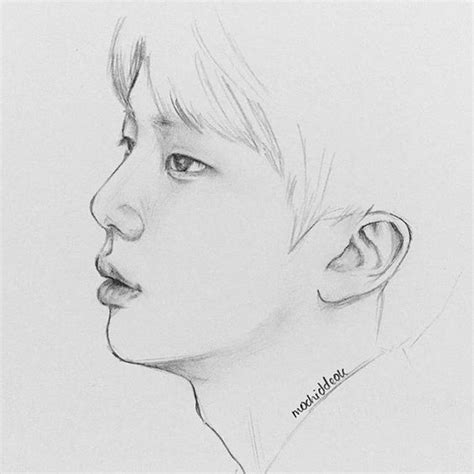 Pin By Ng On Jin Bts Bts Drawings Kpop Drawings Cool Art Drawings