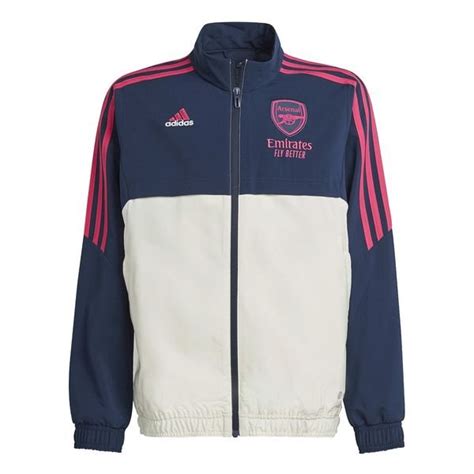 Arsenal Jacke Condivo Presentation Navy Wei Kinder