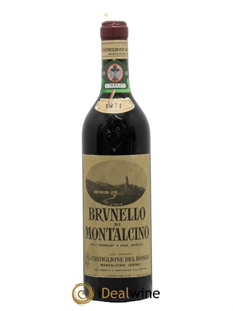 Buy Brunello Di Montalcino Docg Castiglione Del Bosco Lot