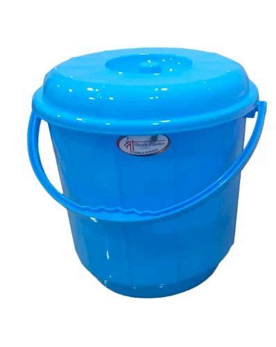 Polypropylene Plastic Bucket Ltr With Lid For Household At Rs In