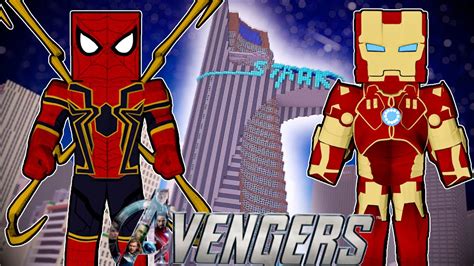 BASE DOS VINGADORES ESCOLA SUPER HEROIS EP2 MINECRAFT Pe YouTube