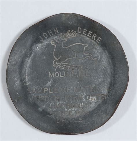 7047 A John Deere Tray Of Steel Used In Manufacturing