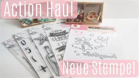 Action Haul Neue Stempel und Stanzen Neue 3D Blöcke Bastelmaterial