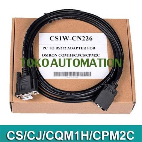 Jual Rs Cs W Cn Cable Adapter Omron Plc Cs Cj Cqm H Cpm C Plc