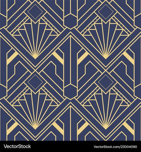 Abstract Art Deco Seamless Pattern 10 Royalty Free Vector