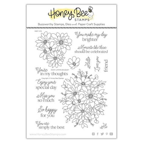 Honey Bee Stamps Simply Spring Collection Clear Photopolymer Stamps