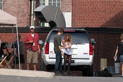 Miley on set LOL - Miley Cyrus Photo (14648531) - Fanpop