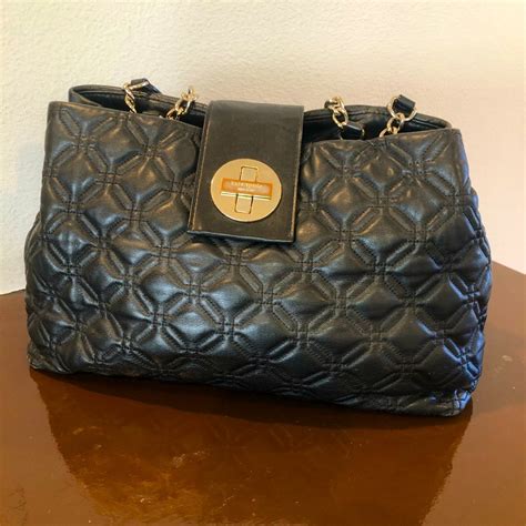 Kate Spade Black And Gold Purse Gem