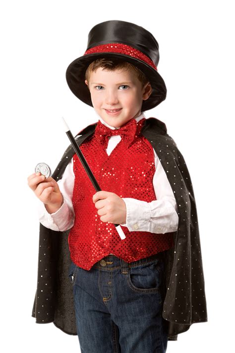 Boys or Girls Magician Costume with Top Hat