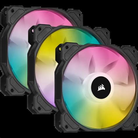 Icue Sp120 Rgb Elite Performance 120mm Pwm Fan — Triple Pack With