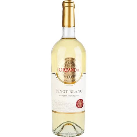 Вино Oreanda Pinot Blanc белое полусладкое 0.75 л купить онлайн ...