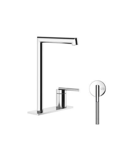 Miscelatore Lavabo Alto Gessi Serie Ingranaggio Bocca Lunga Cod