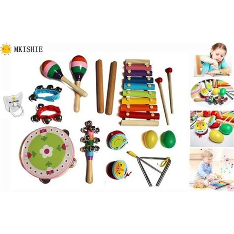 14PCS Instruments De Musique Pour Enfants Instruments De Musique En