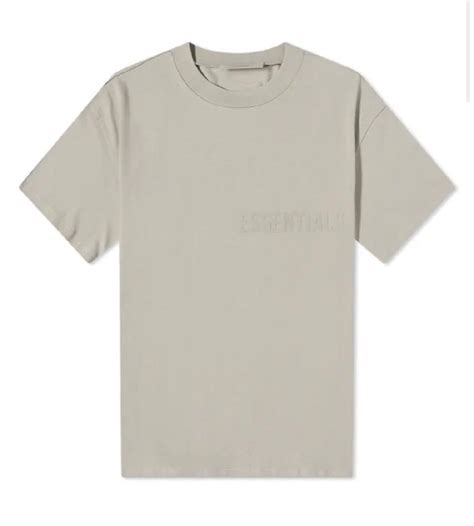 Fear Of God Essentials Tee S22 Smoke Mens Fashion Tops And Sets