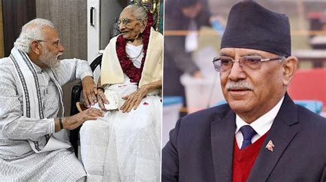 India News | Nepal PM Pushpa Kamal Dahal Condoles Demise of PM Modi’s ...