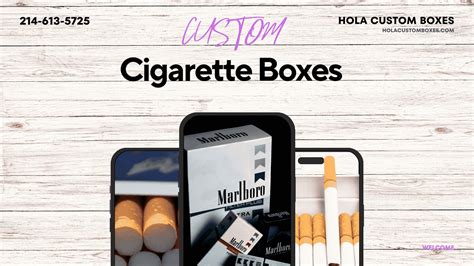 A Step By Step Guide To Designing Custom Printed Cigarette Packaging Boxes