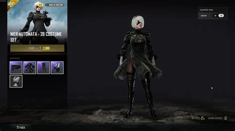 NieR Skins Added To PUBG Store