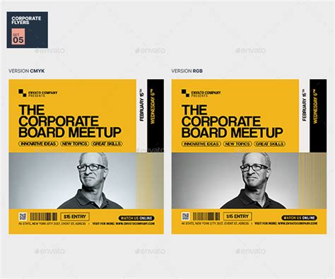 Corporate Event Flyers Bundle, Print Templates | GraphicRiver