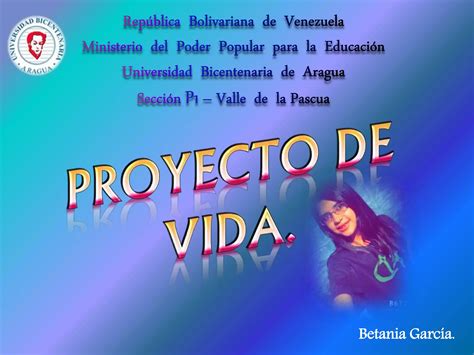 Proyecto De Vida Ppt