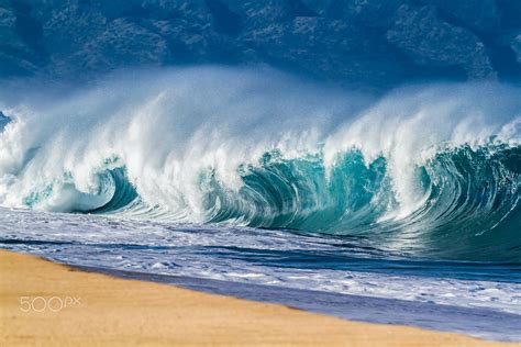 Majestic Sea Beautiful Scene On The North Shore Of Oahu Hawaii